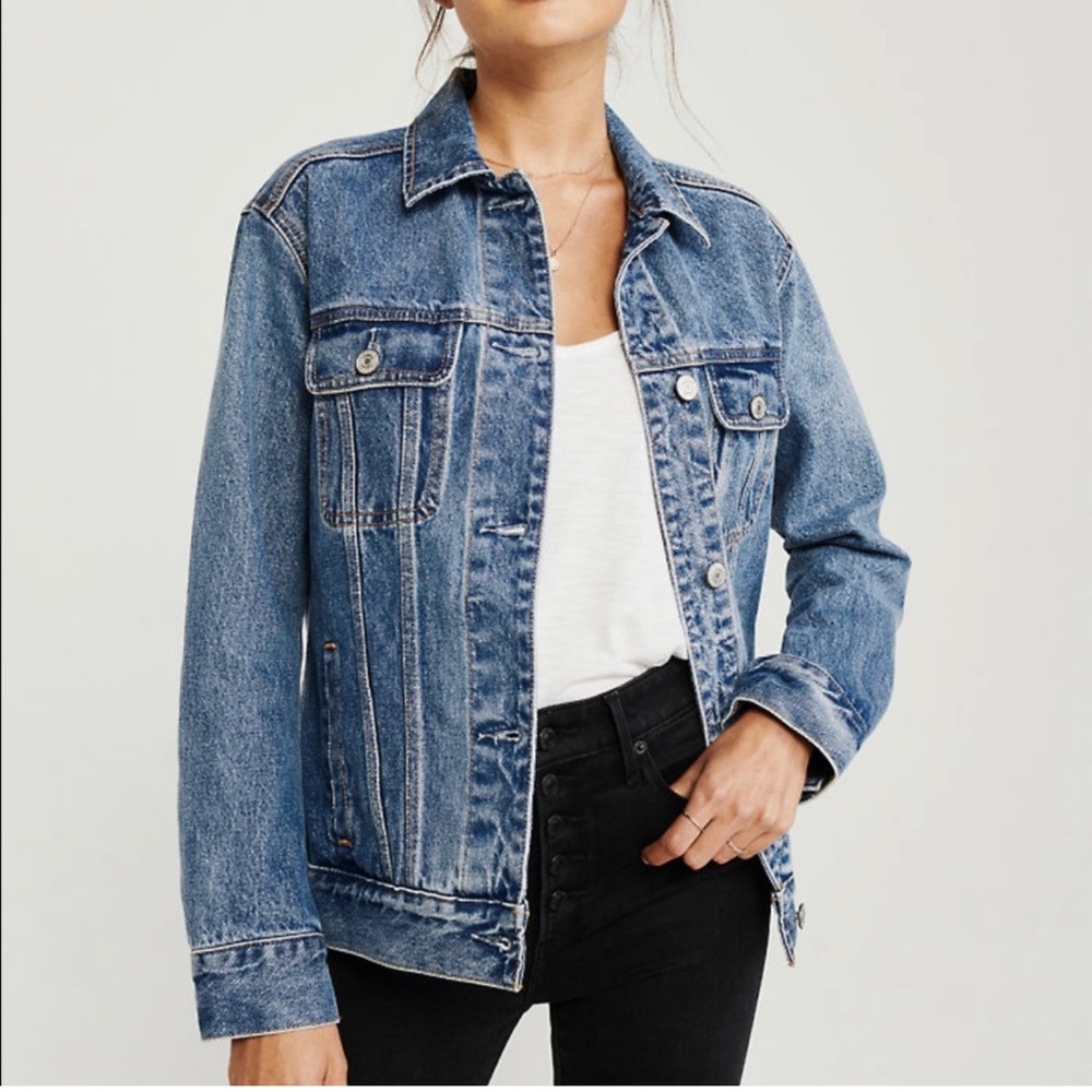 Abercrombie & Fitch Blue Jean Jacket